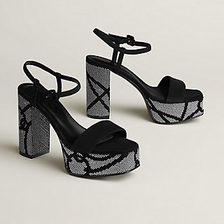 ビジョネアNo .44 「Toys Black」HERMES・CHANEL Lightning 70 sandal - Black | Hermès USA